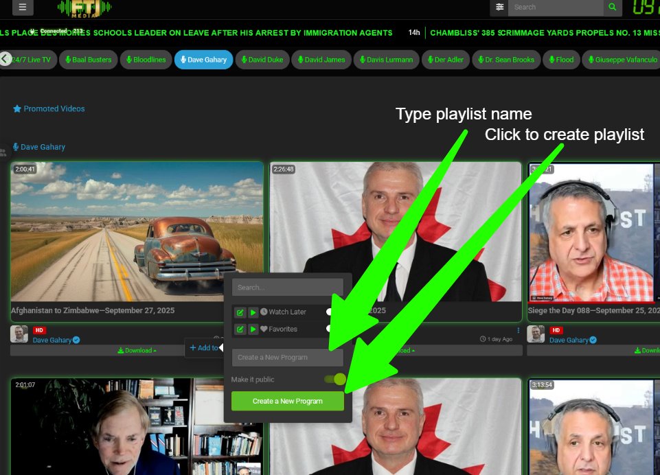 + Add to option in video menu